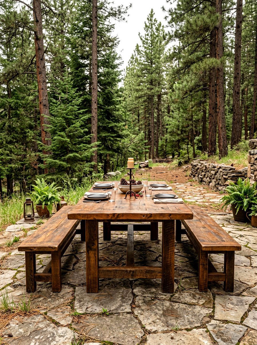 Reclaimed Wood Furniture - 30 terrace seating ideas