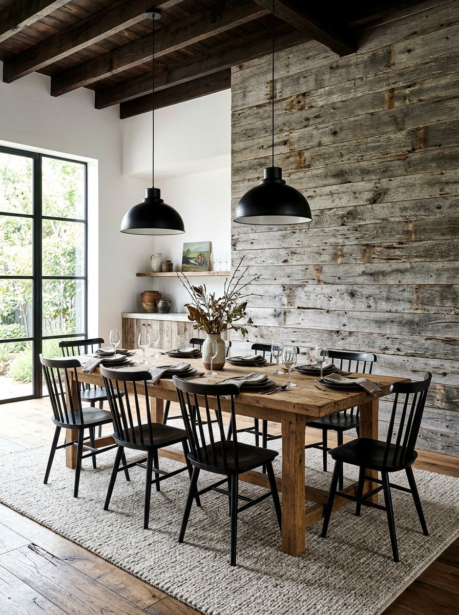 Reclaimed Wood Interior - 30 barn style home ideas