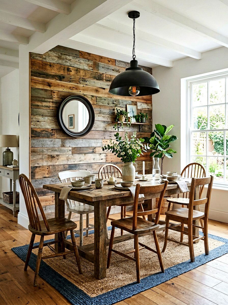 Reclaimed Wood Wall - 30 textured wall ideas
