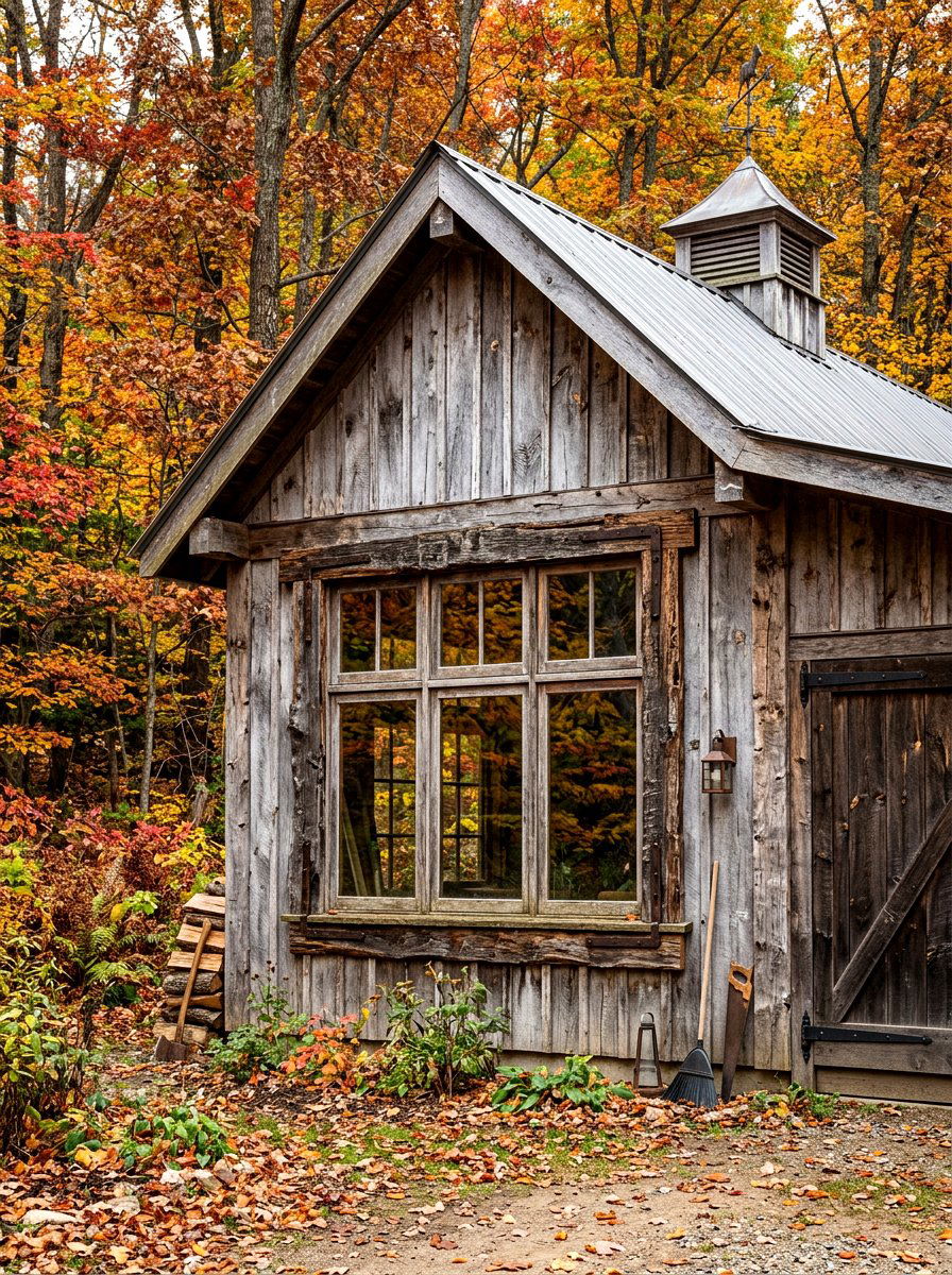 Reclaimed Wood Window Trim - 30 shed window trim ideas