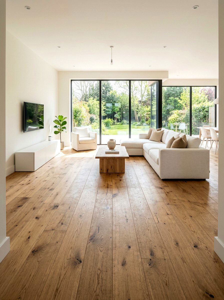 Reclaimed wood flooring - 30 reclaimed wood living room ideas