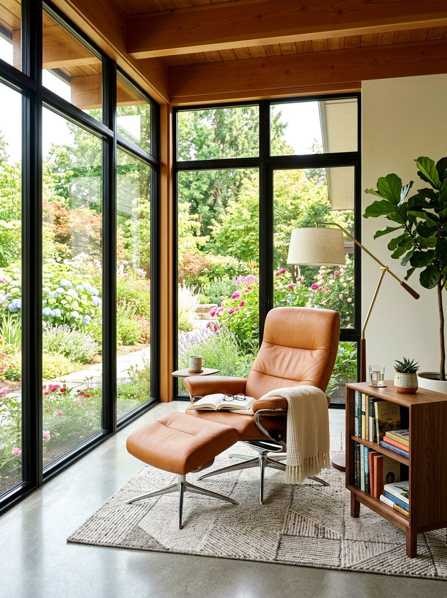 Recliner sunroom chair - 30 sunroom furniture ideas