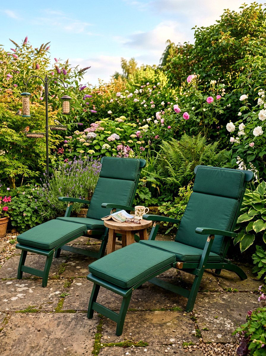 Reclining Garden Chair - 30 garden furniture ideas