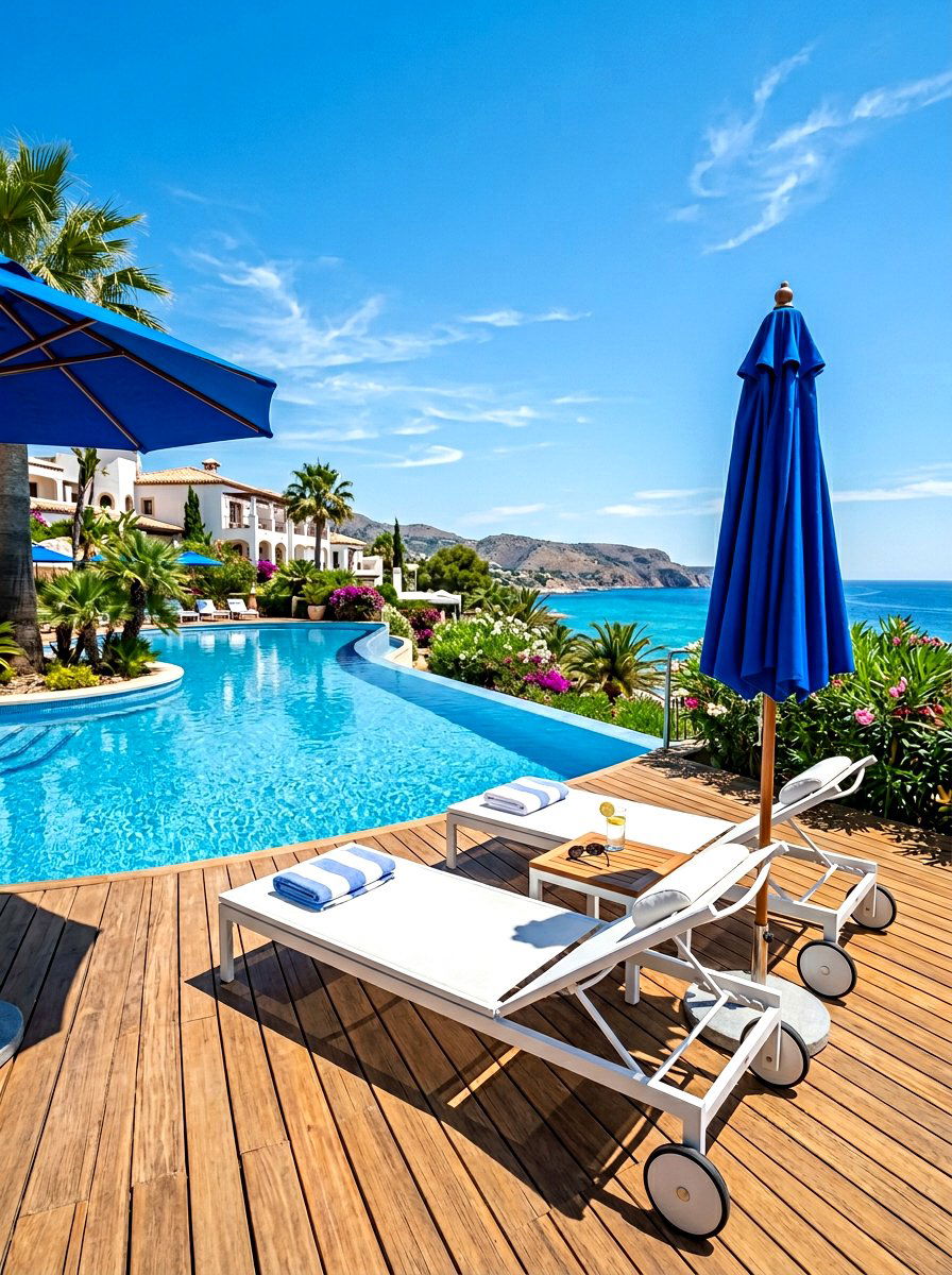 Reclining Sun Lounger - 30 deck seating ideas