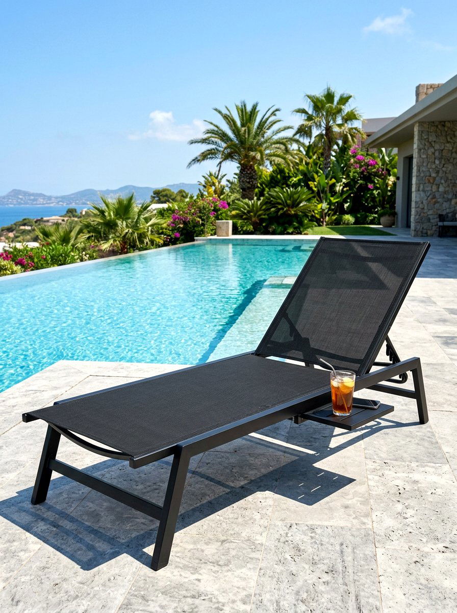 Reclining Sunbed - 30 deck furniture ideas