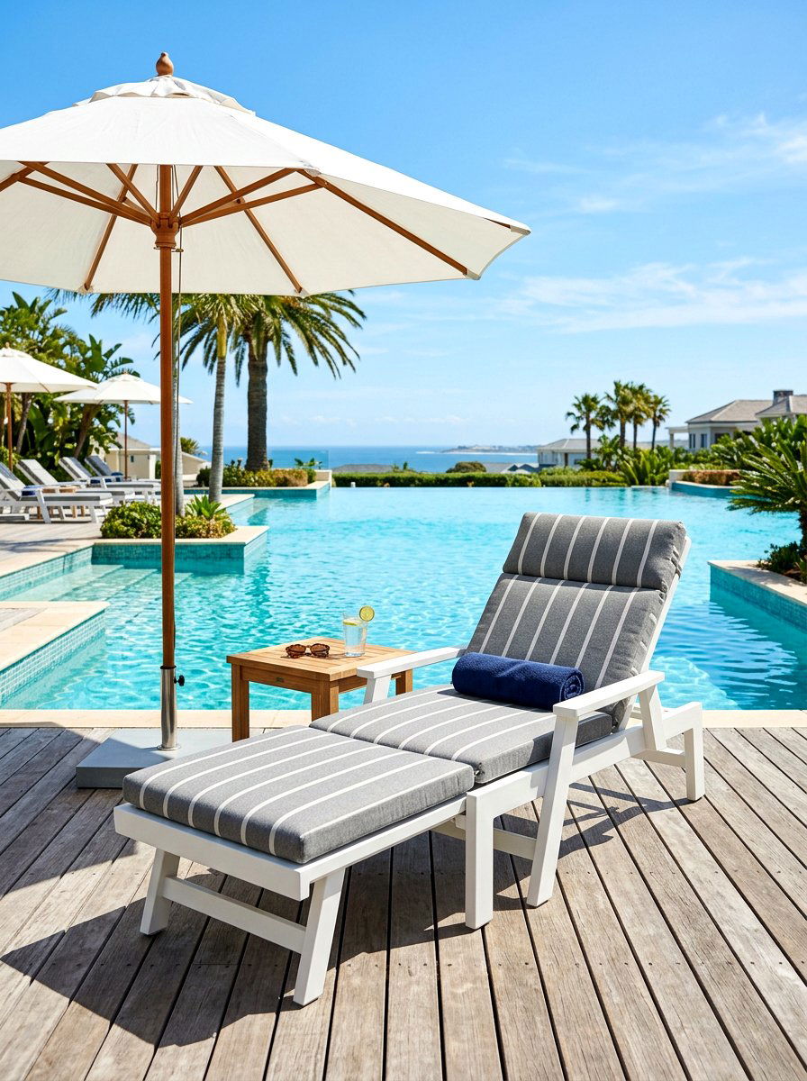 Reclining deck lounger - 30 deck lounge furniture ideas