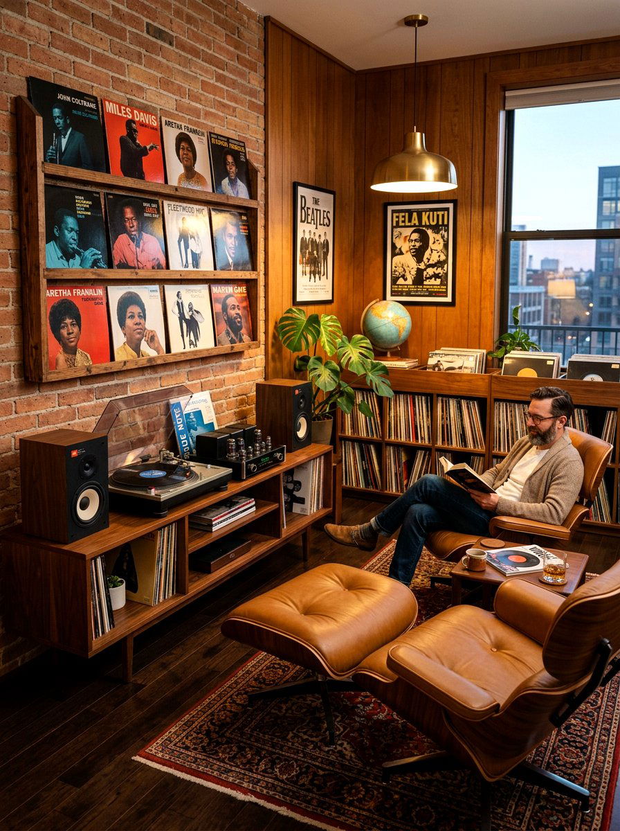Record Player Lounge - 30 intimate hosting ideas