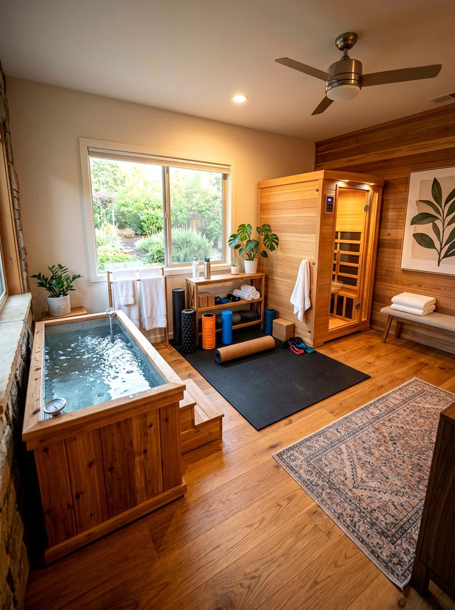 Recovery room - 30 home gym ideas