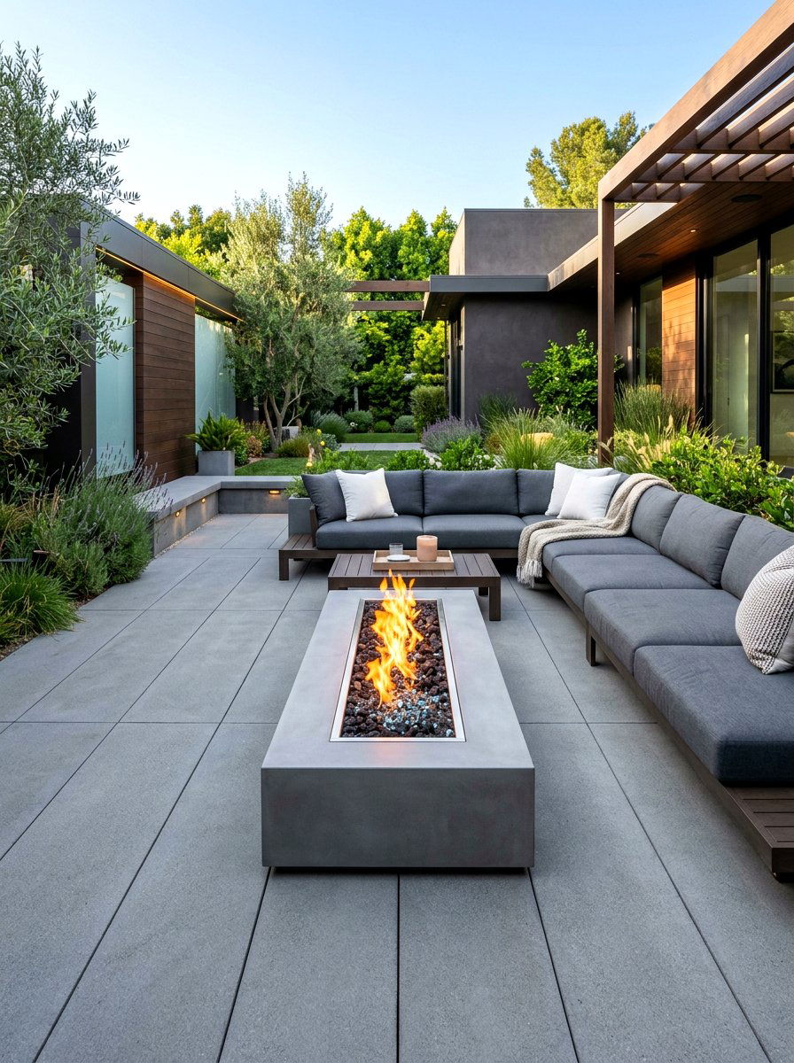 Rectangular Fire Pit - 30 budget fire pit ideas