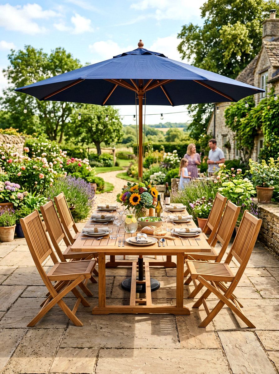 Rectangular Folding Outdoor Dining Table - 30 folding patio furniture ideas