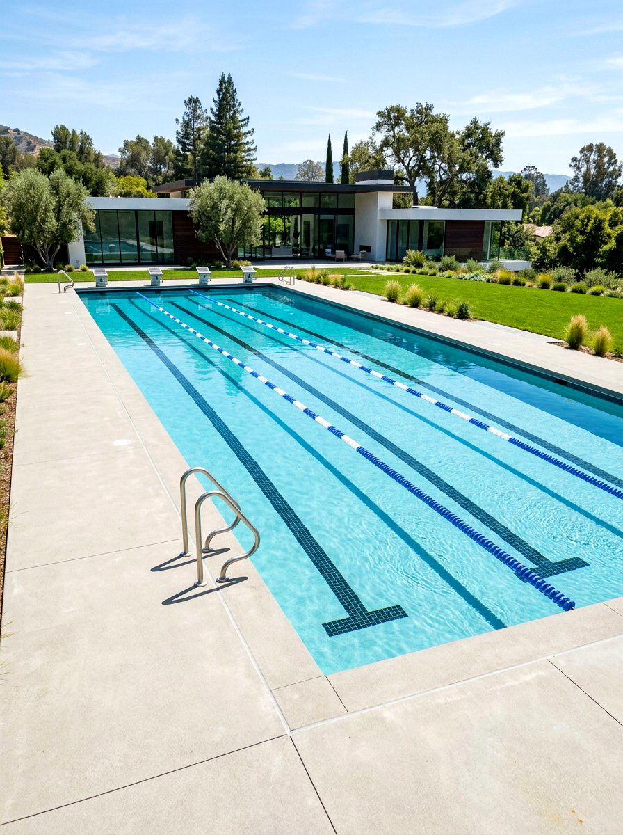 Rectangular Lap Pool - 30 inground pool ideas