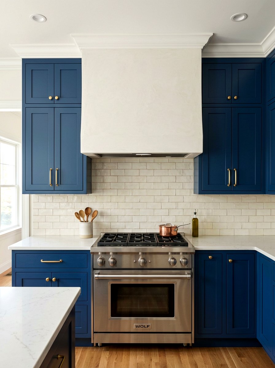 Rectangular Plaster Hood - 30 plaster range hood ideas