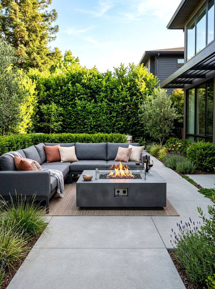 Rectangular Propane Fire Table - 30 fire pit table ideas