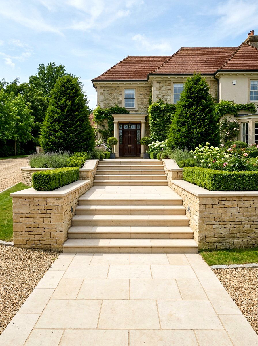 30 Stone Front Steps Ideas for a Stunning First Impression