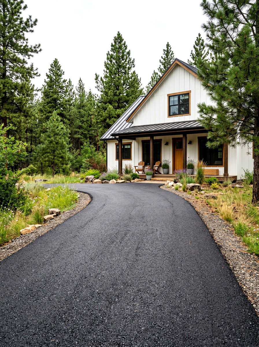 Recycled Asphalt Driveway - 30 gravel driveway ideas