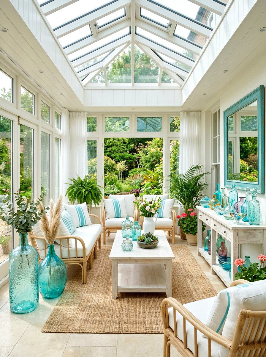 Recycled Glass Decor - 30 nontoxic home decor ideas