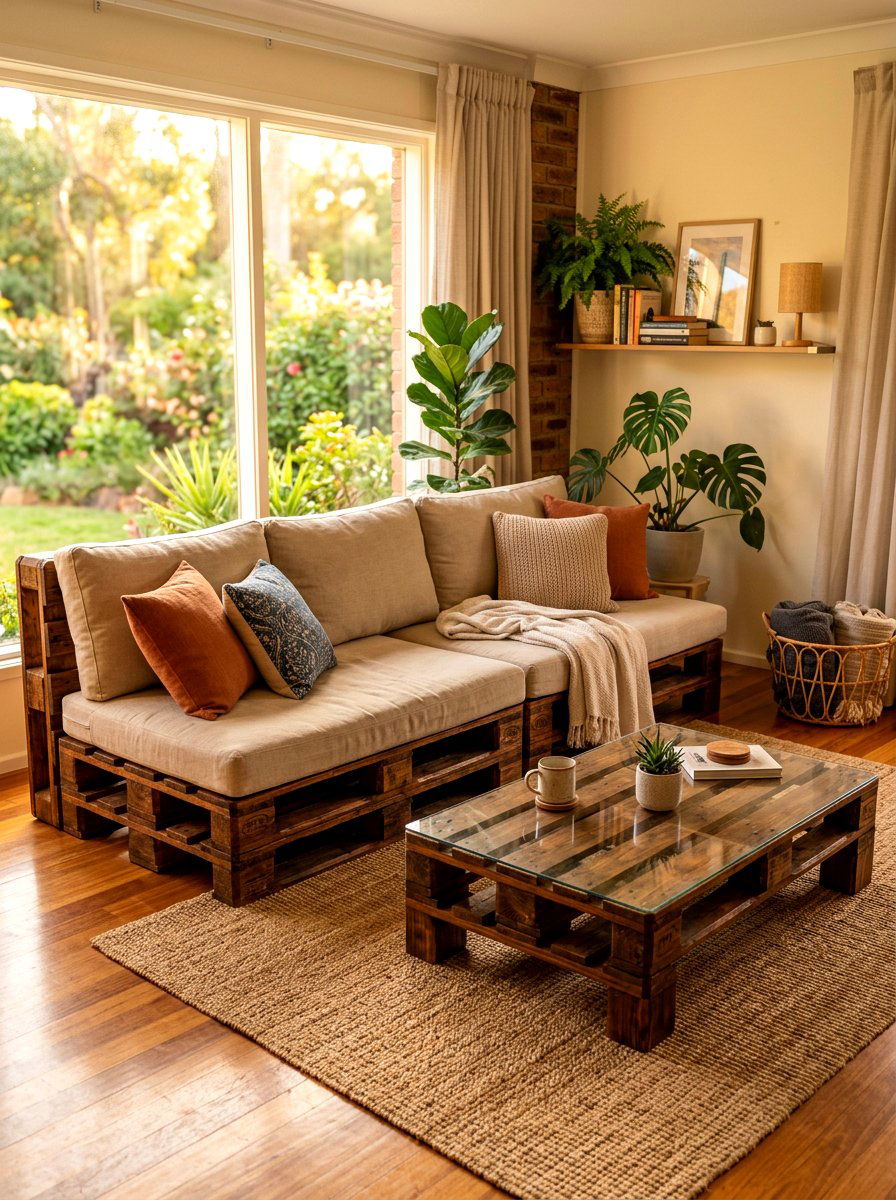 Recycled Pallet Furniture - 30 patio makeover ideas
