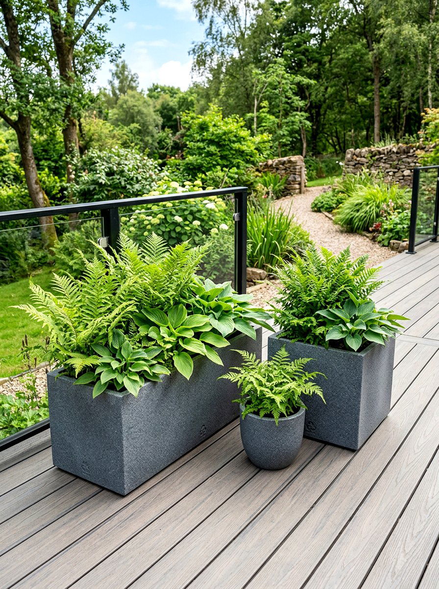 Recycled Plastic Eco Planters - 30 modern container garden ideas