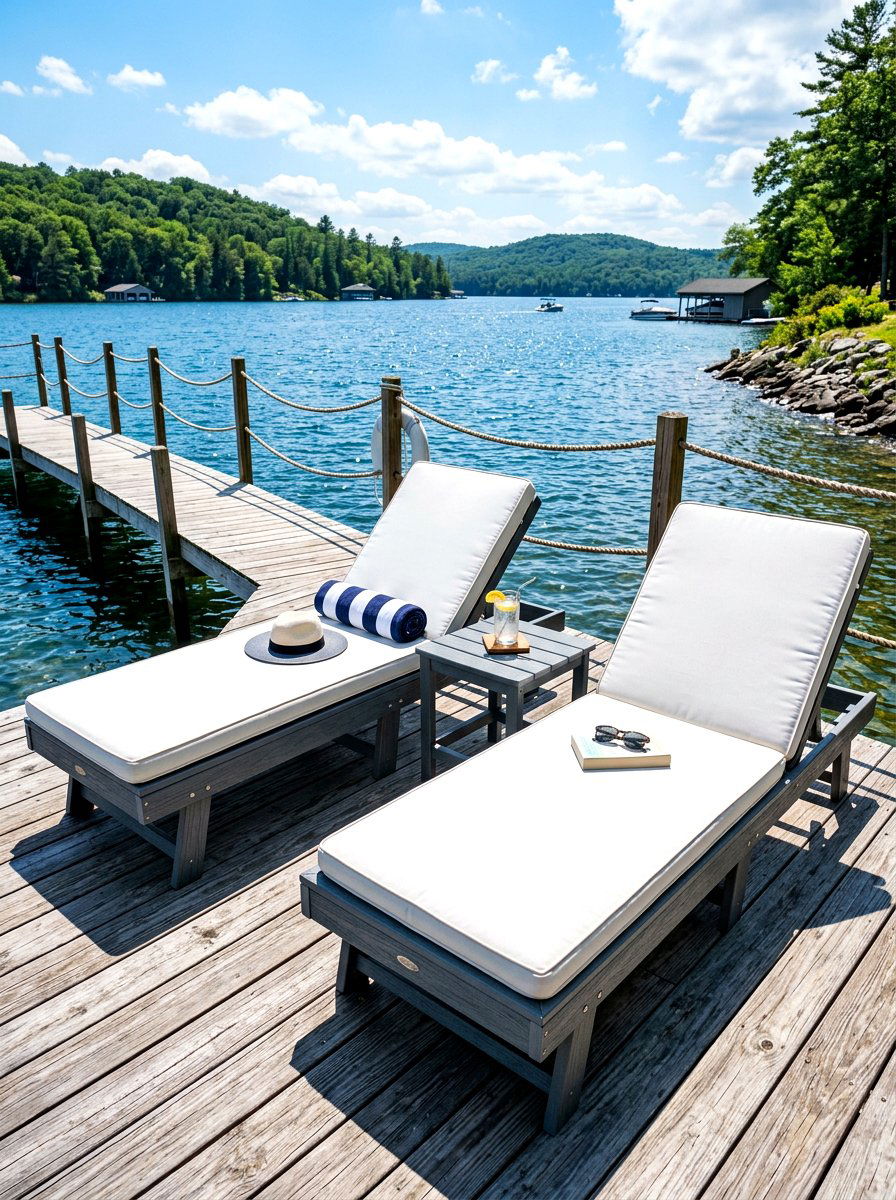 Recycled Plastic Patio Lounger - 30 luxury sun lounger ideas
