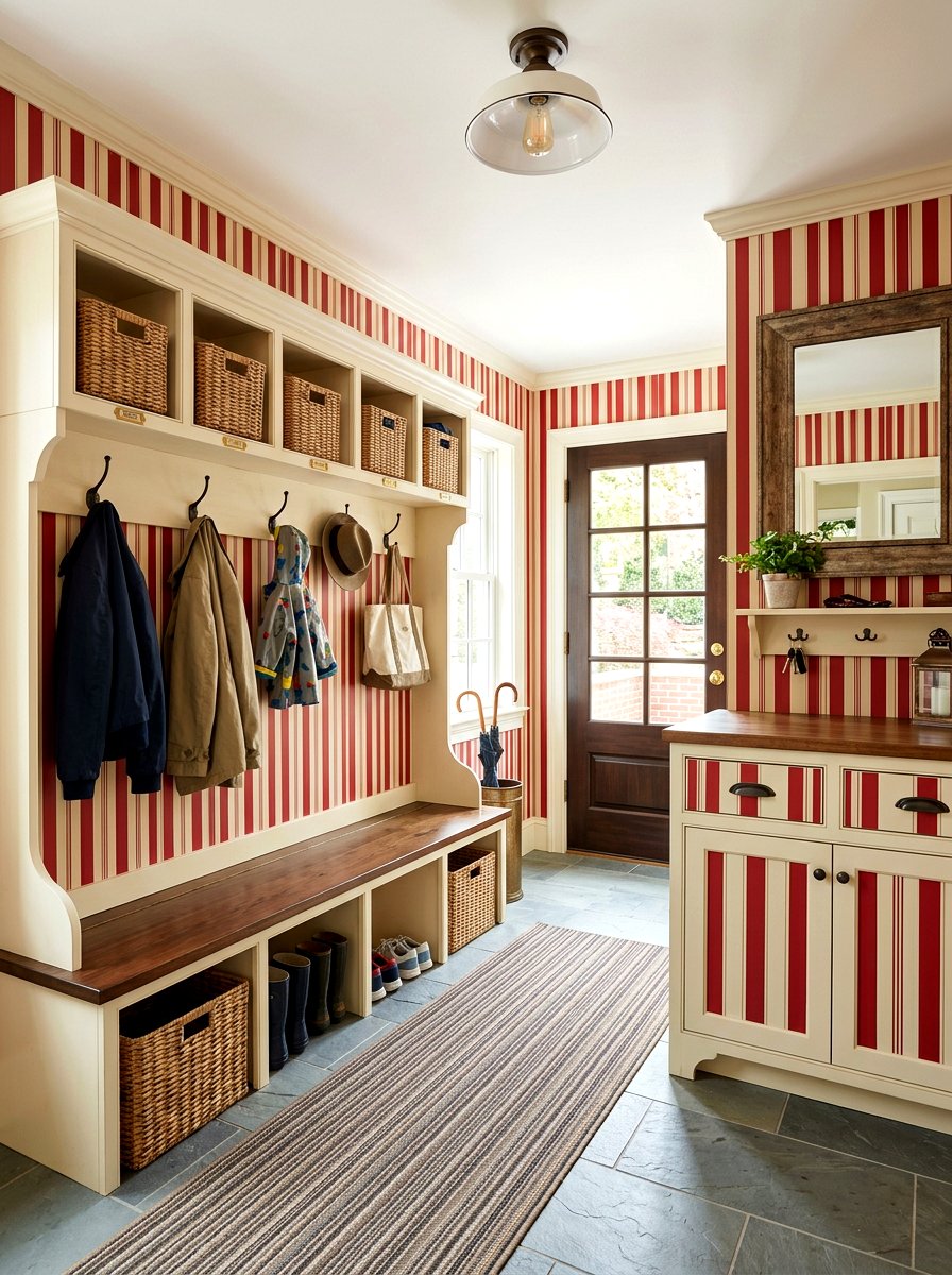 30 Stripe Drench Room Ideas to Make Walls Feel Like Art