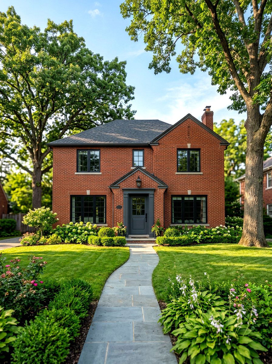 Red Brick - 30 home exterior ideas