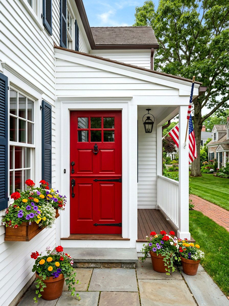 Red Dutch Door - 30 Dutch door ideas