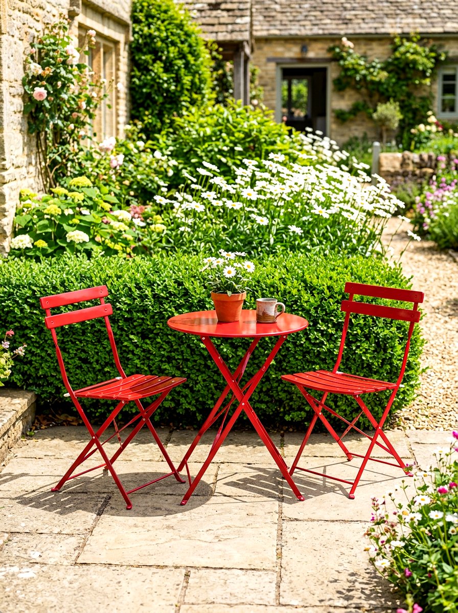 Red Folding Bistro Set - 30 folding bistro set ideas