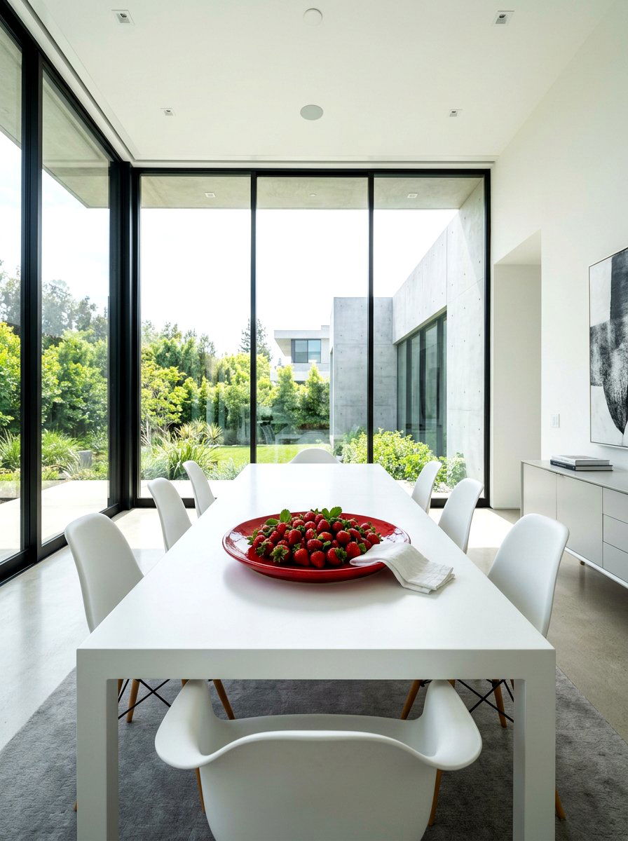 Red Fruit Platter - 30 strawberry table decor ideas