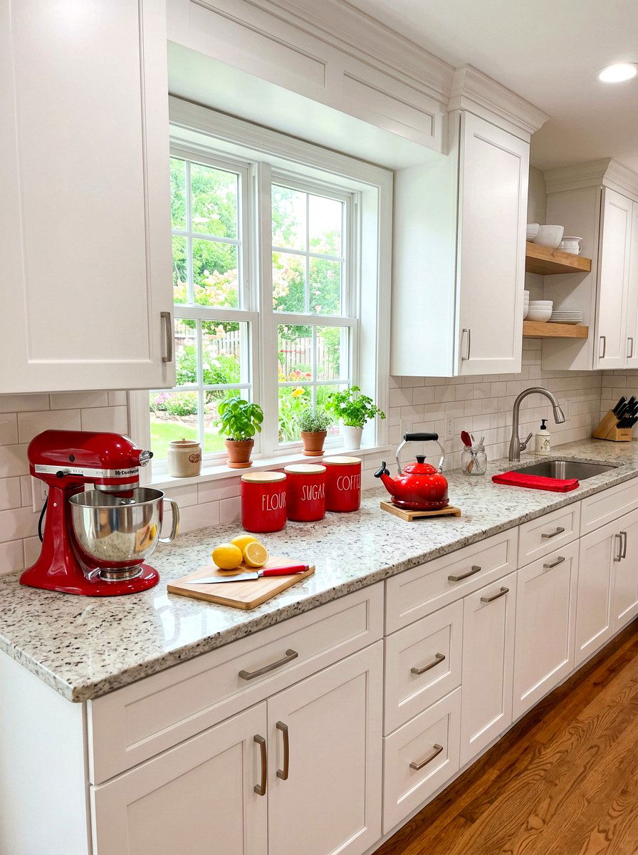 Red Kitchen Decor - 30 cherry red kitchen ideas
