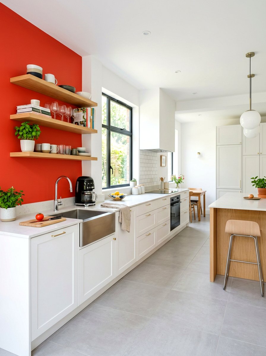 Red Kitchen Wall Paint - 30 tomato red kitchen ideas