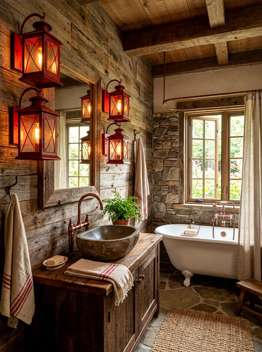 30 Red Light Bathroom Ideas for a Glam, Cozy Glow That Wows