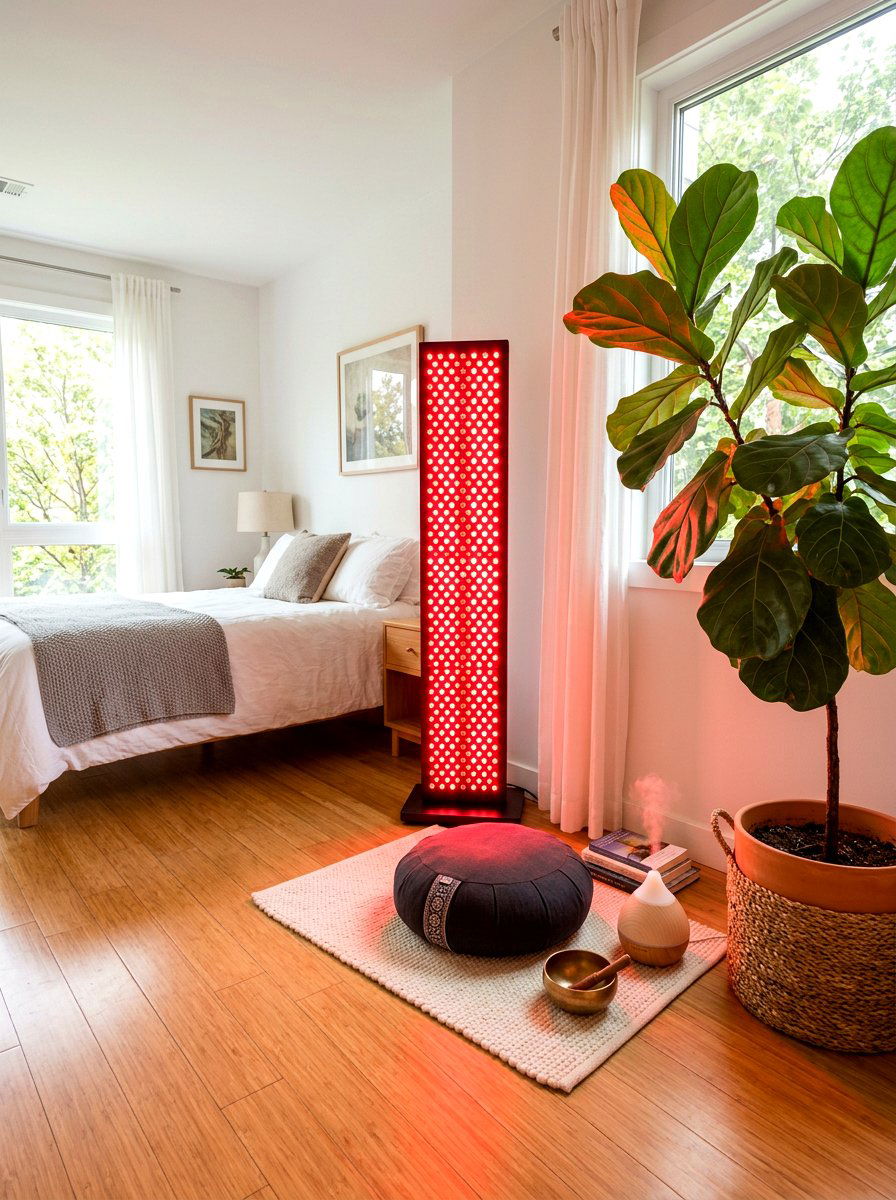 Red Light Therapy Bedroom Corner - 30 circadian lighting bedroom ideas