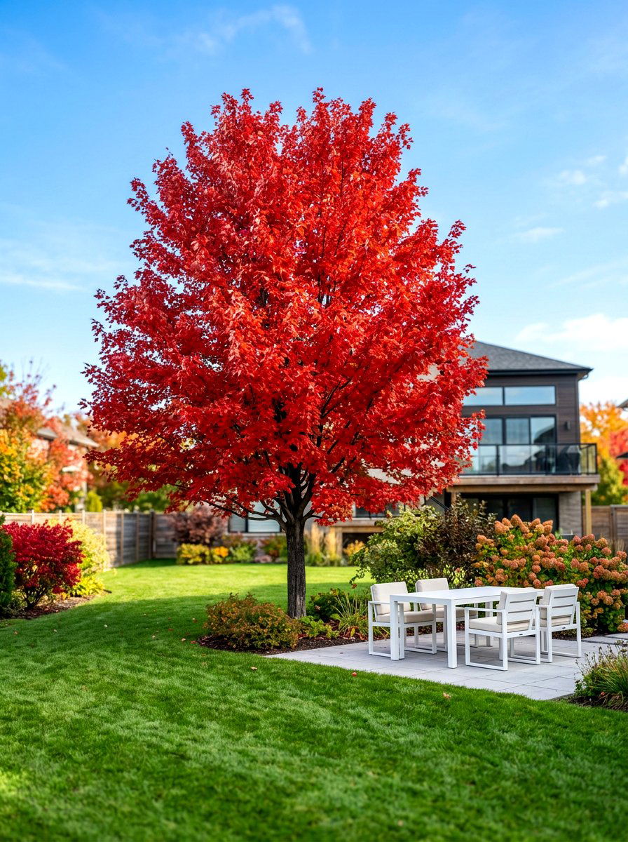 Red Maple Tree - 30 backyard shade tree ideas