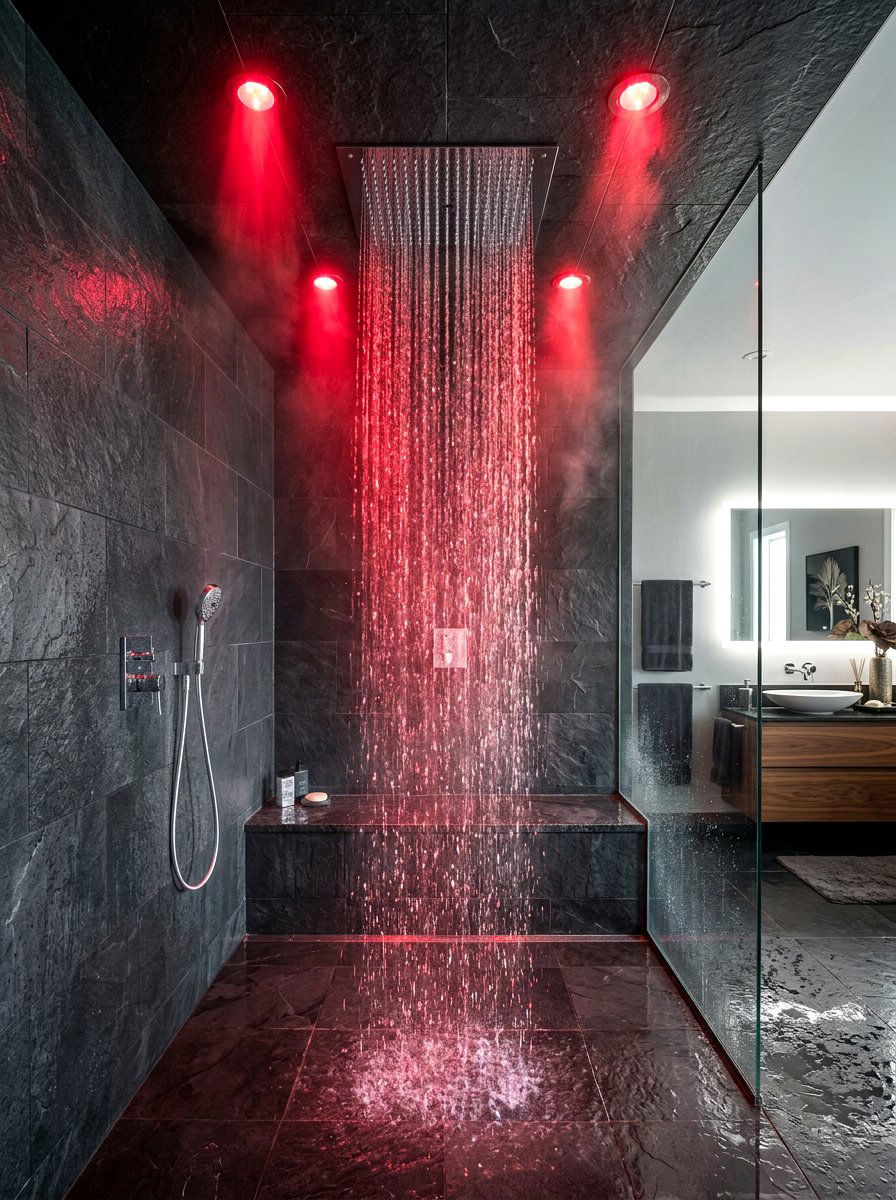 30 Red Light Bathroom Decor Ideas for Dramatic, Dazzling Style