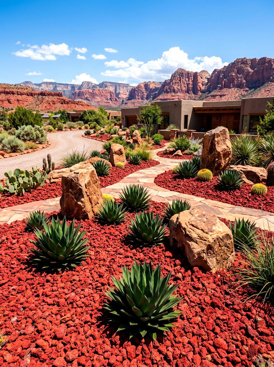 Red Rock Yard - 30 southwestern backyard ideas