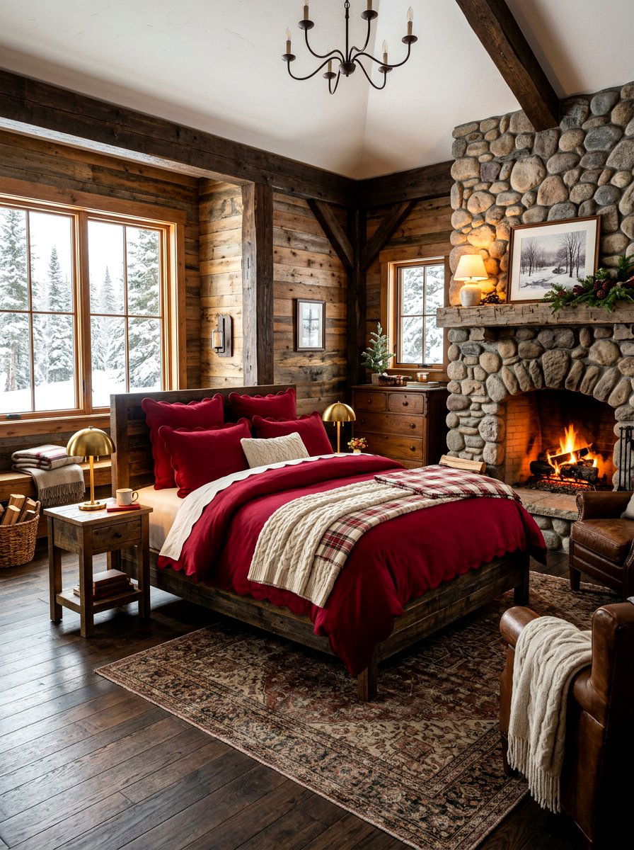 Red Scalloped Bedding - 30 scalloped bedding ideas