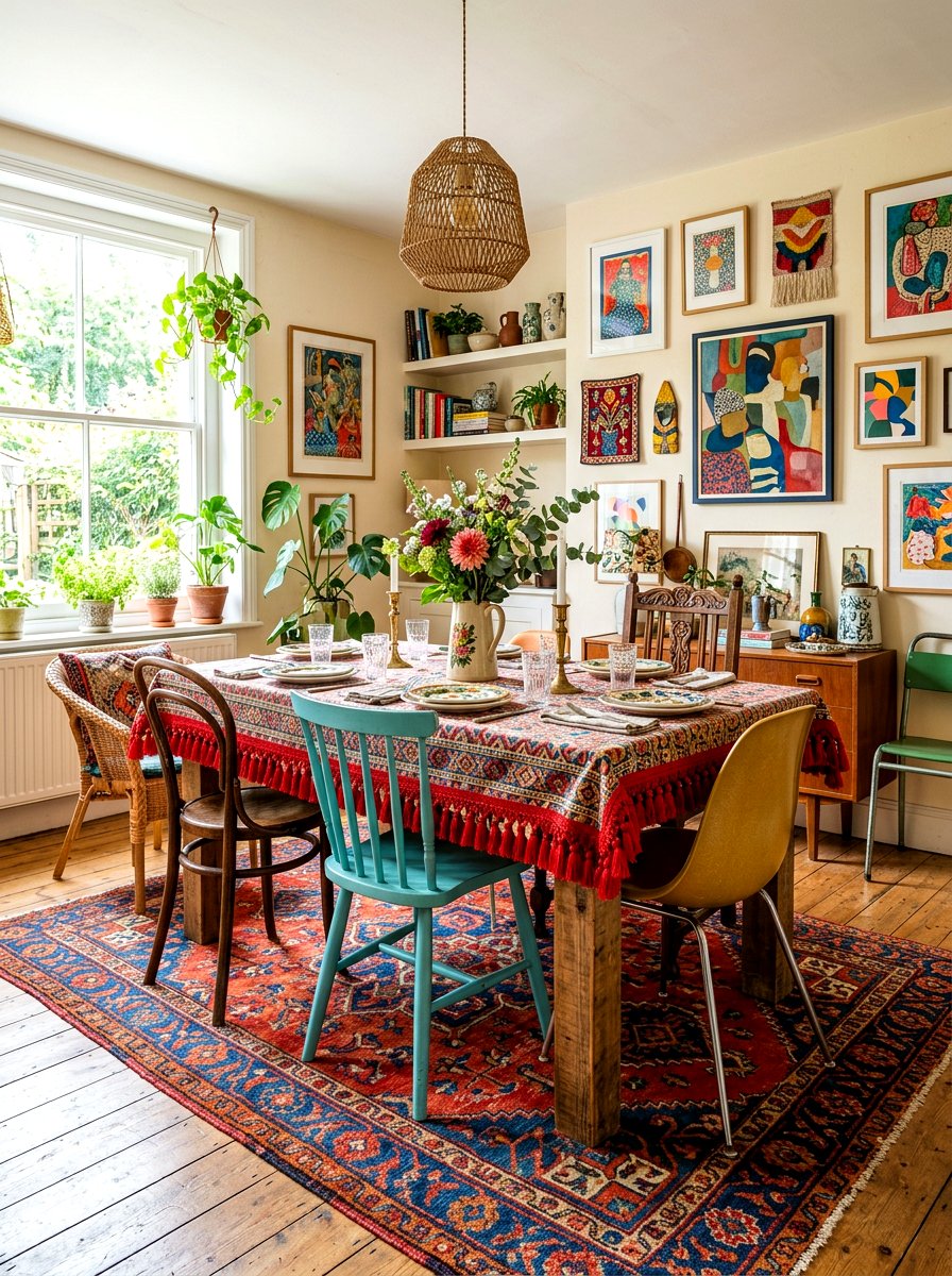 Red Tassel Trim - 30 cherry red table decor ideas