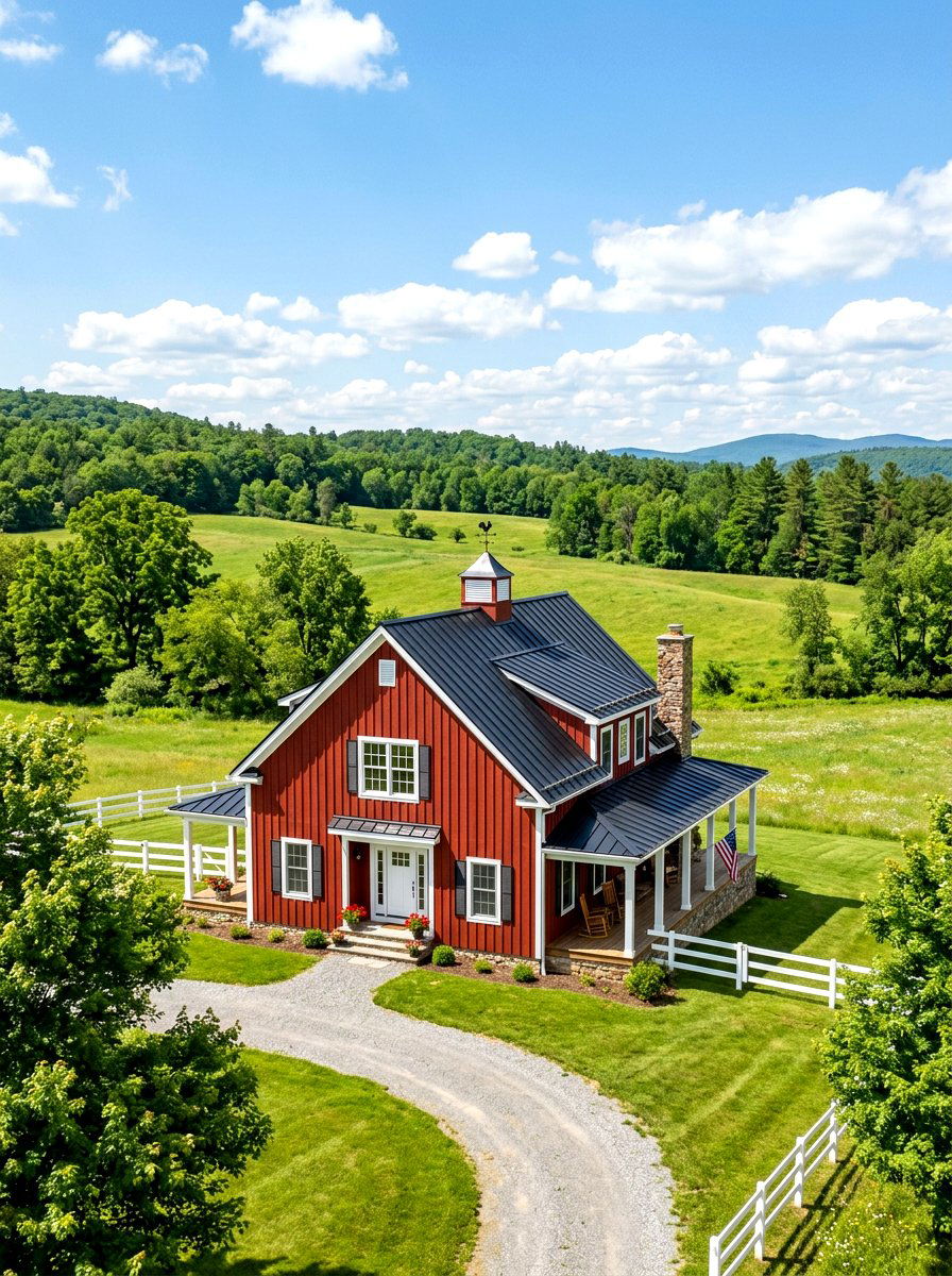 Red siding - 30 house siding color ideas