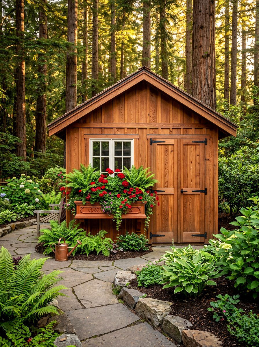 30 Shed Flower Box Ideas to Add Color to Your Exterior