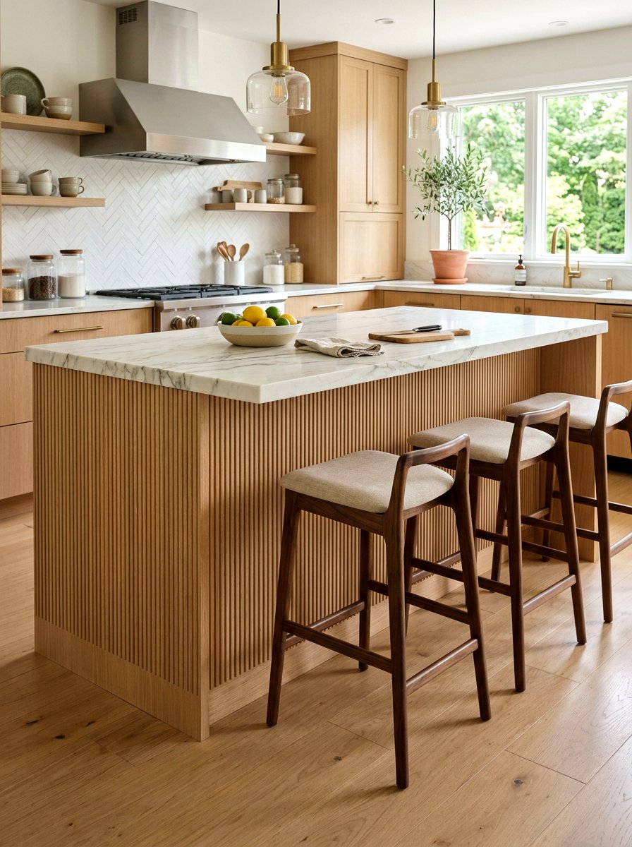 Reeded Wall Accent - 30 decorative molding ideas