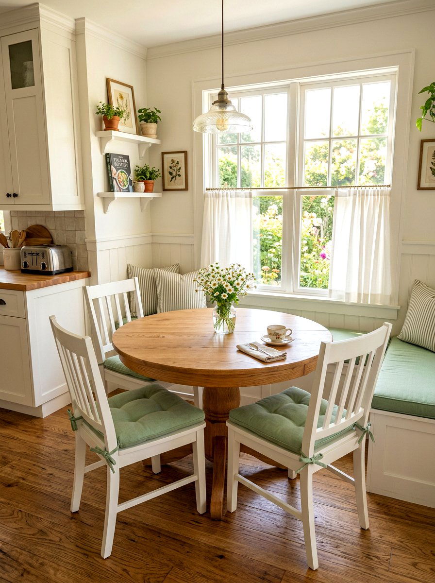 Refresh Dining Nook - 30 spring kitchen reset ideas