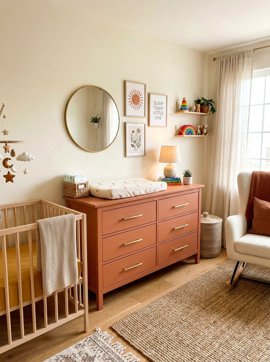 Refurbished Nursery Dresser - 30 sustainable nursery ideas