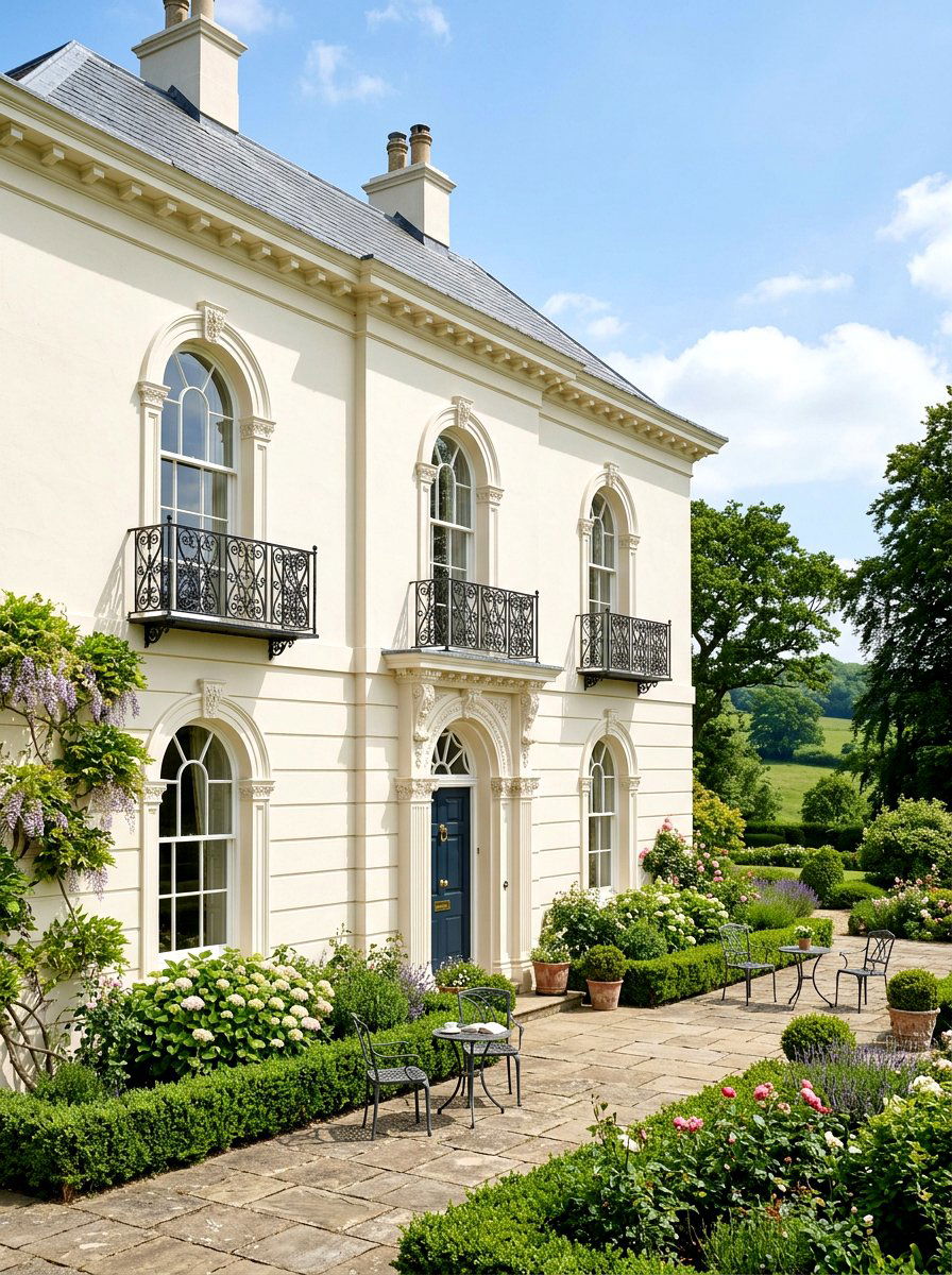 Regency Style Plaster - 30 heritage exterior ideas