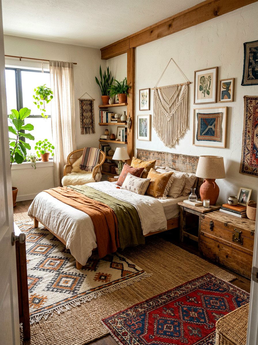 Relaxed Boho Bedroom Style - 30 California casual bedroom ideas