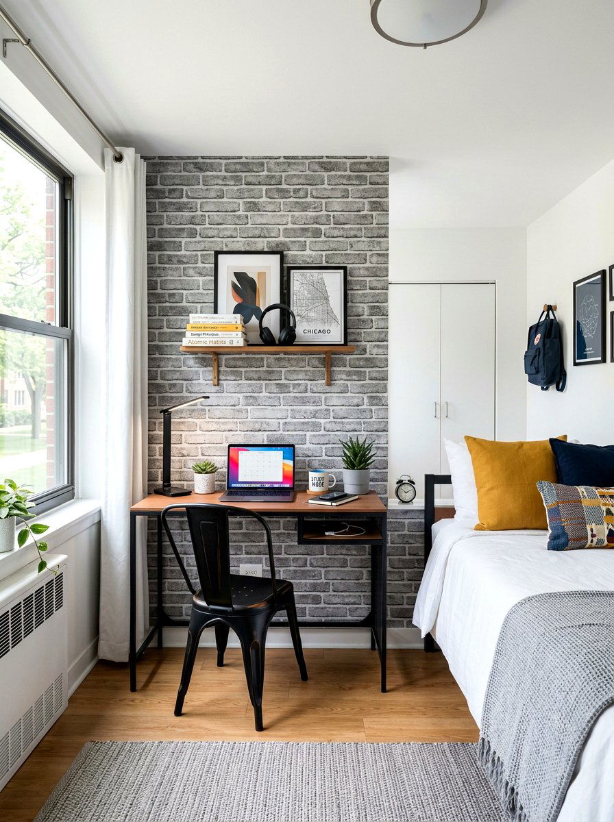 Removable Peel And Stick Wallpaper - 30 dorm wall decor ideas