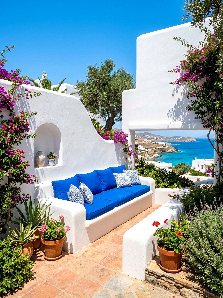 Rendered Wall - 30 garden wall ideas