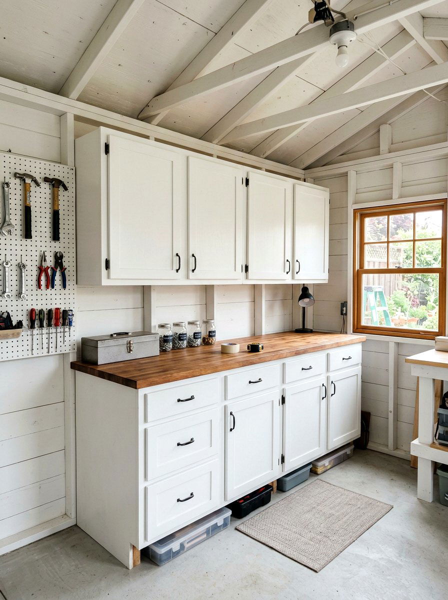 Repurposed Kitchen Cabinets - 30 garden shed storage ideas