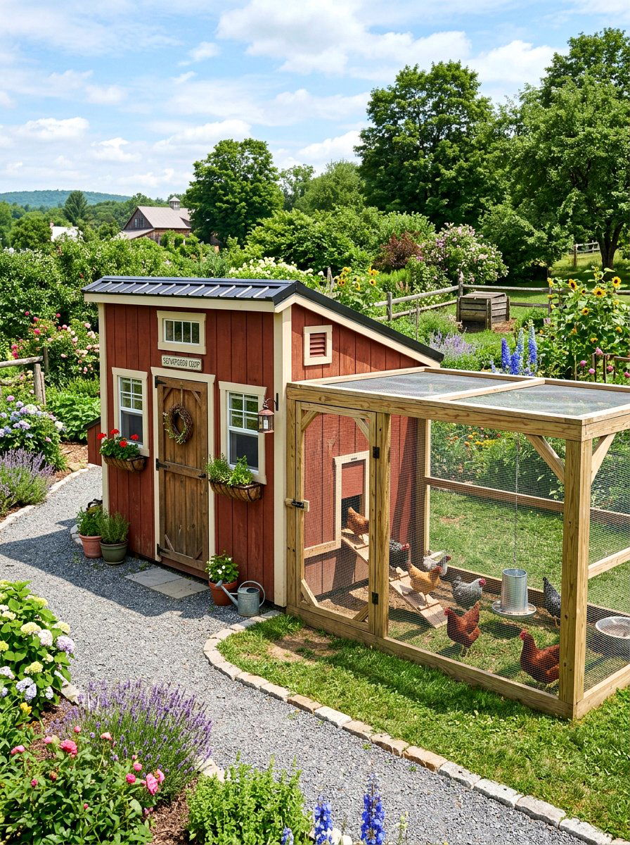Repurposed Shed Chicken Coop - 30 chicken coop ideas