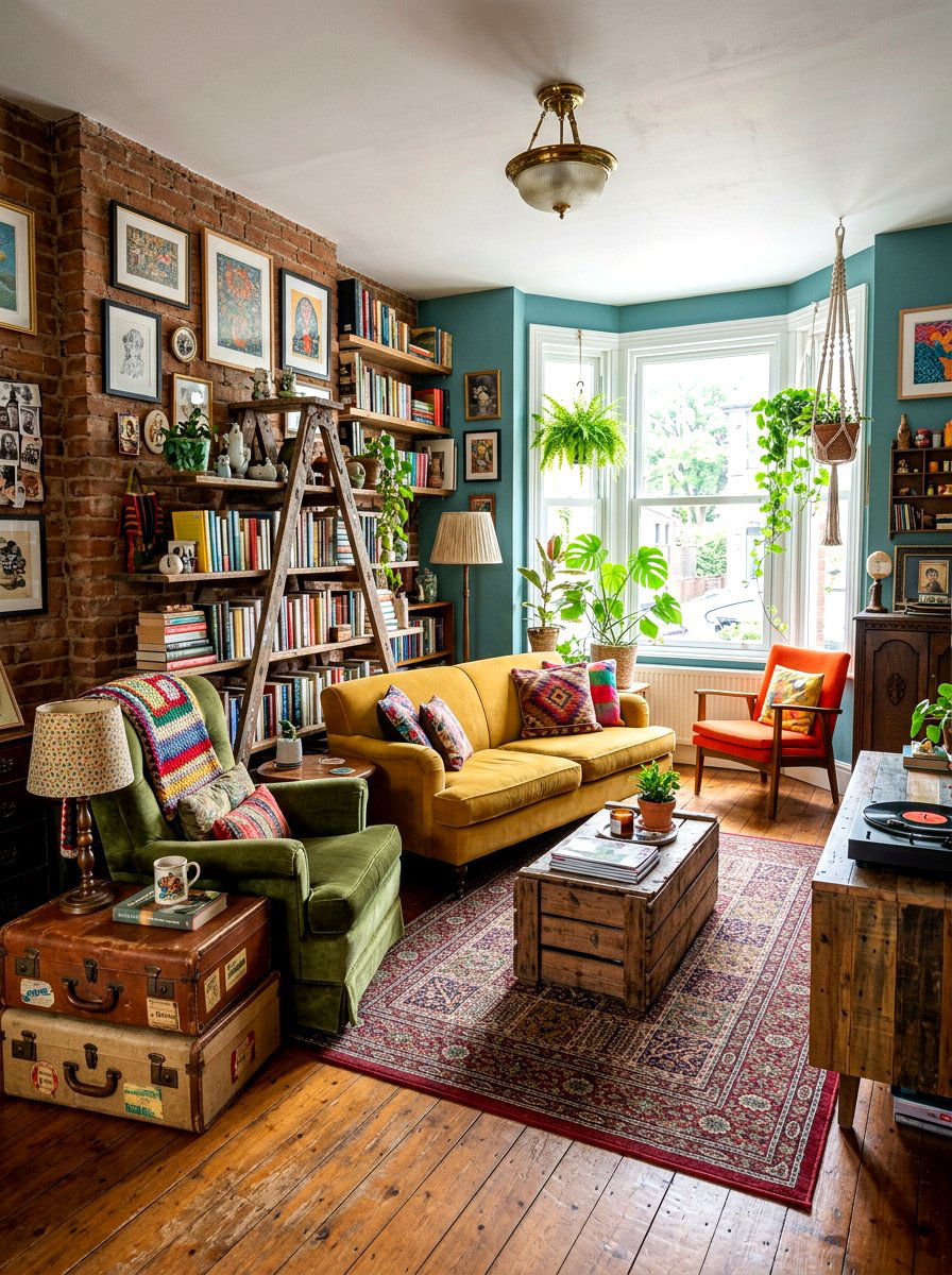 Repurposed Vintage Finds - 30 eclectic home decor ideas