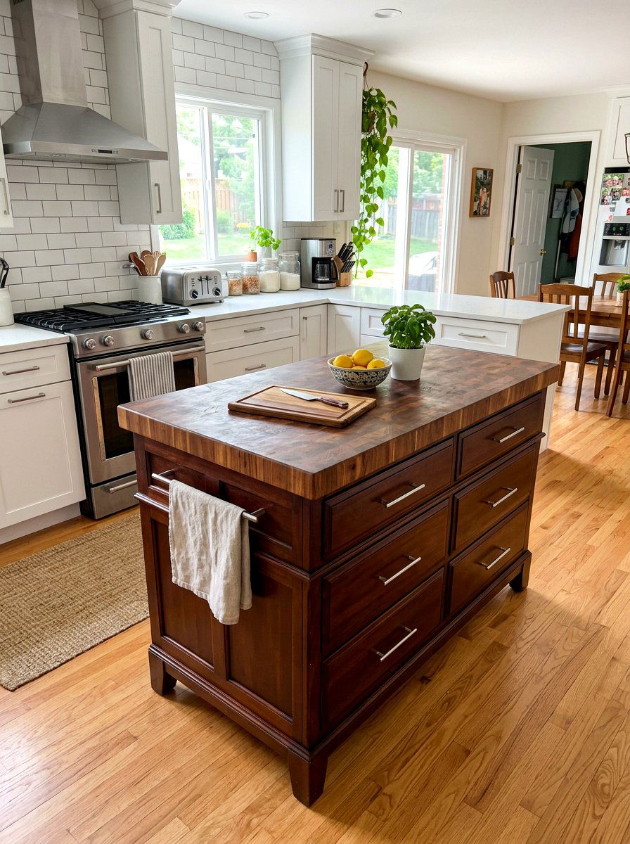 Repurposed bedroom dresser kitchen island - 30 dresser as kitchen island ideas